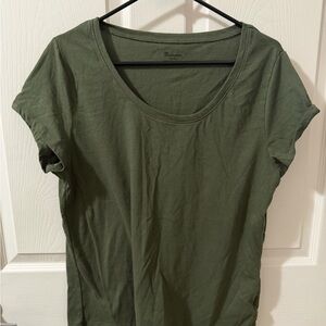 No Boundaries Olive Green Short Sleeve Tee